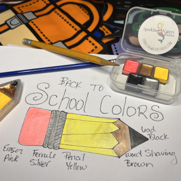 Five beautiful colors inspired by  that back to school staple, a No. 2 pencil