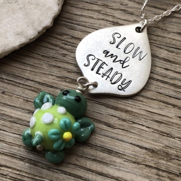 Handstamped Pendants