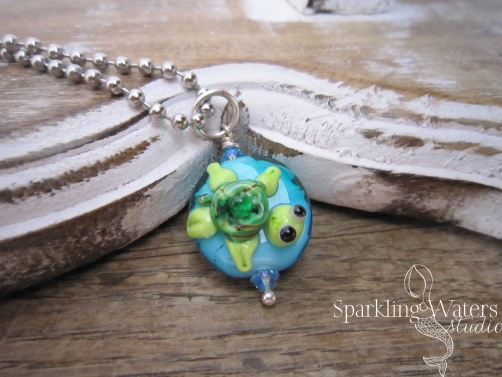 SW Studios - Lampwork Glass Sea Creature