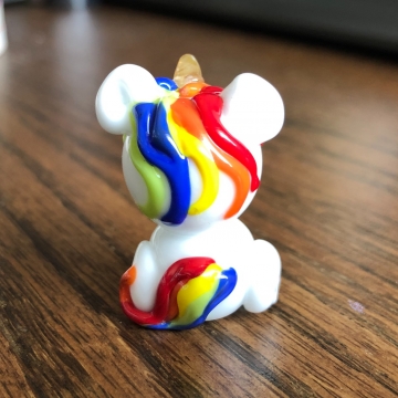 Back of Rainbow Unicorn