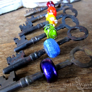 Skeleton Key Pendants, waiting to be made into jewelry