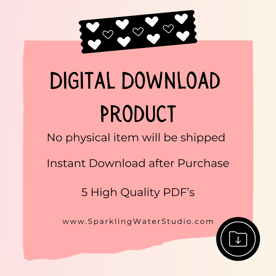 A Blank Page - Art Journal Fussy Cut Downloads - CHARACTER COLLECTION
